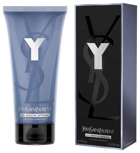 y st laurent shower gel